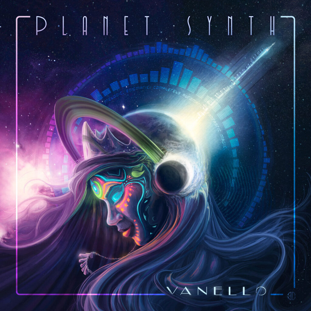 Portada del álbum Planet Synth de Vanello
