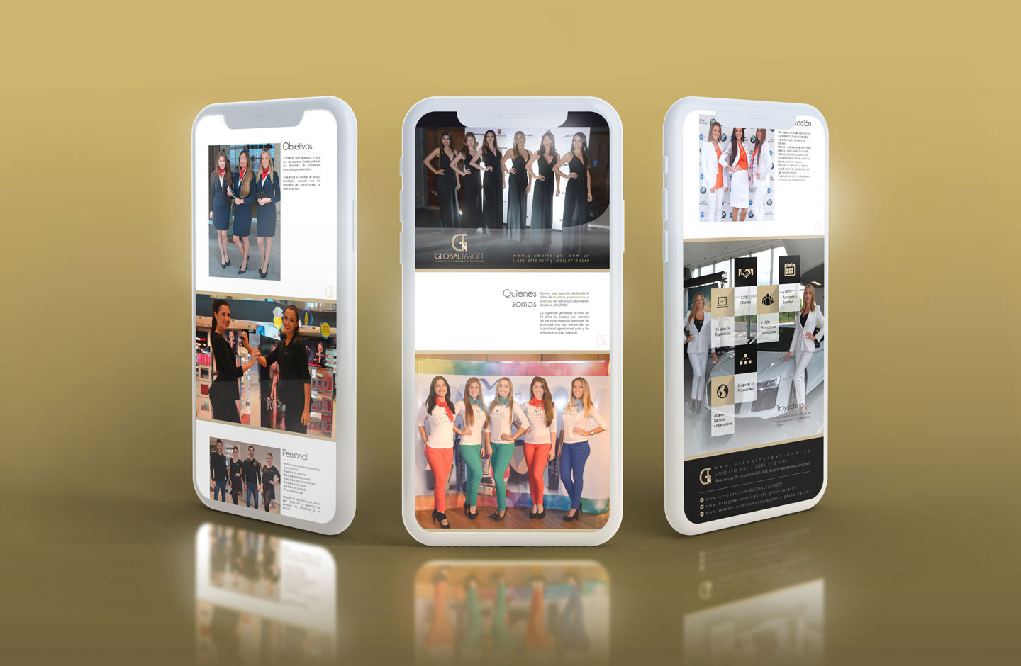 Brief empresarial en celular