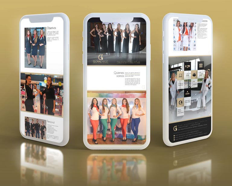 Brief empresarial en celular
