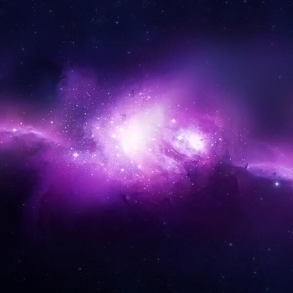 Nebulosa espacial púrpura