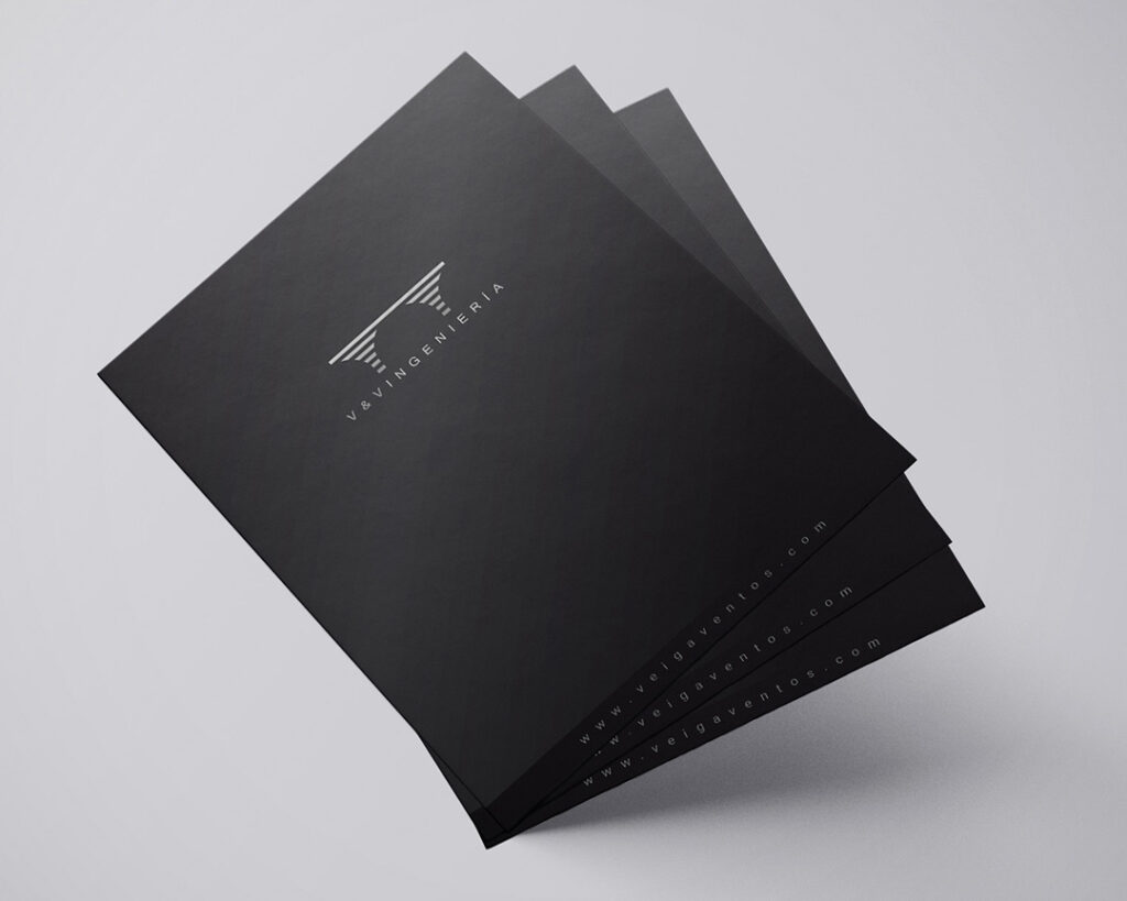 Veiga&Ventos promotional flyer's back side