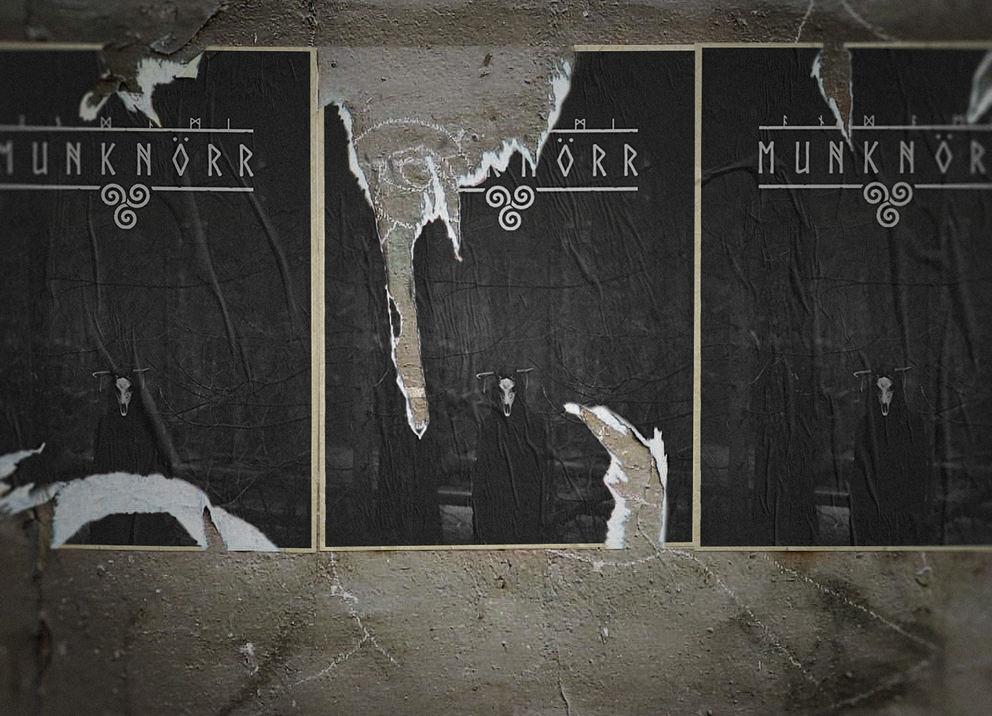 Munknörr's logo posters mockup