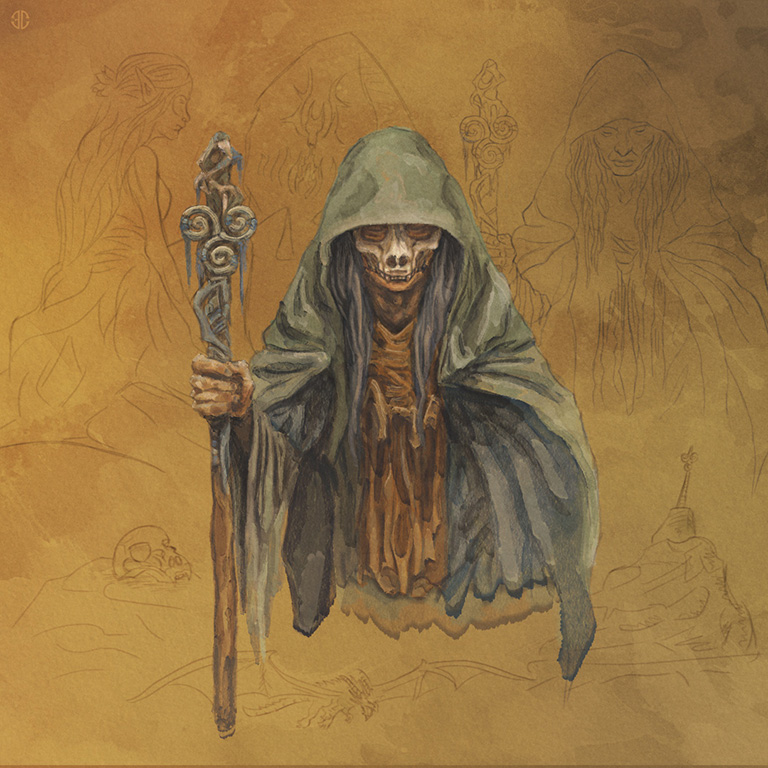 The Shaman character concept art